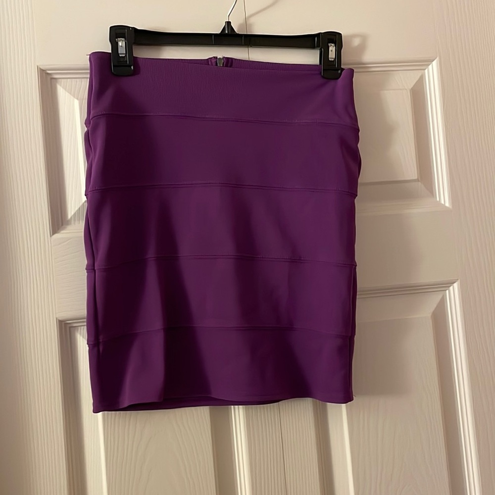 Purple mini skirt